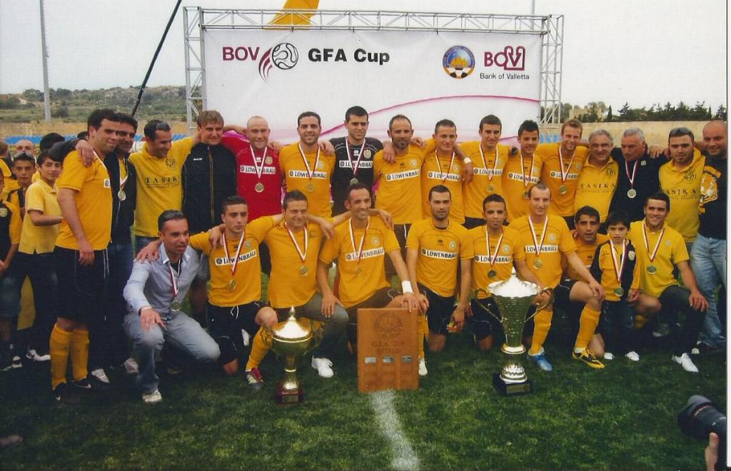 Xewkija Tigers GFA Cup Winners 2011-2013